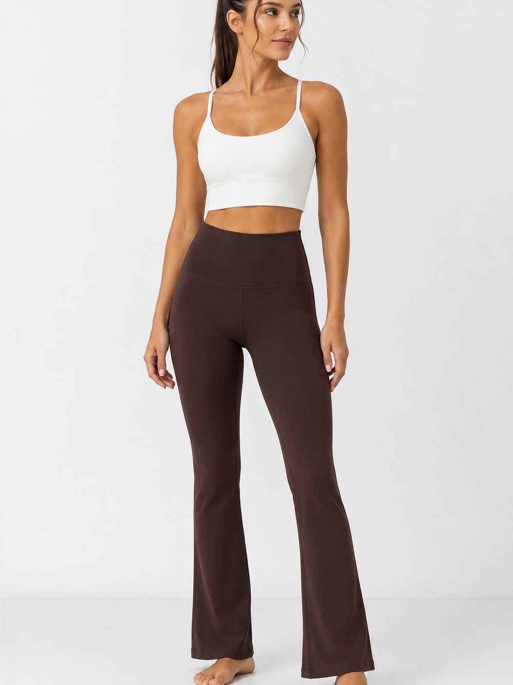 Lululemon Align Mini Flare Pant Short NWT Size 4 Lava Cake